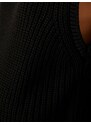 Pletený svetr s kapucí Koton