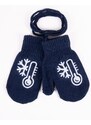 Yoclub Kids's Gloves RED-0236C-AA10-004 Navy Blue