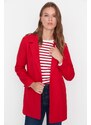 Trendyol Jacket - Red - Regular fit