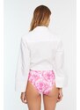 Trendyol Bikini Bottom - Pink - Tie-dye print