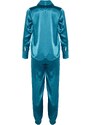 Trendyol Blue Elastic Leg Satin Woven Pajamas Set