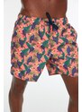 Trendyol Men's Multi-colored Men's Standard Swimwear with a Parrot Print Swimming Shorts
