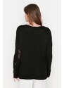 Trendyol černý pletený svetr