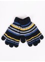 Yoclub Kids's Boys' Five-Finger Gloves RED-0118C-AA50-004