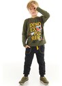 Denokids Dino Explorer Boys T-shirt Pants Set