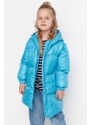 Trendyol Blue Inflatable Girls' Jacket