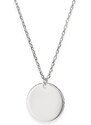SilveAmo Stříbrný vrstvený náhrdelník Kuličky s medailonkem