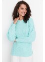 Trendyol Green Hem Detailed Knitwear Sweater