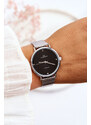 Kesi Dámské vodotěsné hodinky na náramku Giorgio&Dario Stříbro-černá