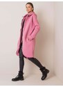 Fashionhunters RUE PARIS Špinavě růžová mikina s kapucí