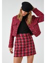 Koton Crop Tweed Jacket