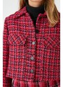 Koton Crop Tweed Jacket