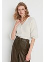 Trendyol Stone Crop Feather Knitwear Cardigan