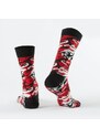 FASARDI Červené camo pánské ponožky