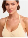 Dilvin 1061 Lace-Up Back Knitwear Bra-T.yellow.