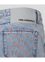 DŽÍNY KARL LAGERFELD KL PRINTED DENIM PANTS