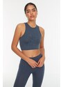 Trendyol Indigo Seamless/Seamless Lightly Supported/Shaping Knitted Sports Bra