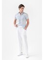 Magic Linen Pánské plátěné kalhoty TRUCKEE v bílé barvě Velikost: XL