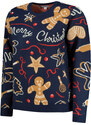 Dámský svetr Gingerbread Frogies Christmas