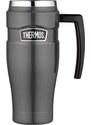 Thermos Vodotěsný termohrnek s madlem - metalicky šedá 470 ml