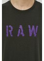 Bavlněné tričko G-Star Raw 2-pack hnědá barva, s potiskem
