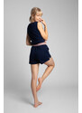 LaLupa Woman's Shorts LA017 Navy Blue
