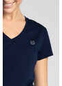 LaLupa Woman's T-shirt LA014 Navy Blue