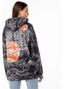 Mr. GUGU & Miss GO Woman's Dark Marble Hoodie OVS-FM 2420