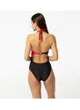 Aloha From Deer Woman's Anti-Social Bloodshot Open Back Swimsuit SSOB AFD775