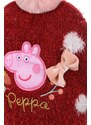 PEPPA PIG HEBKÝ SET ČEPICE A RUKAVIC - VÍNOVÁ