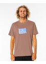 Tričko Rip Curl CORP ICON TEE Washed Peach