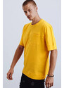Žluté pánské tričko Dstreet