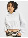 Crop mikina DEF Hoody - bílá