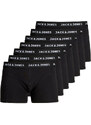 Jack & Jones 7PACK pánské boxerky Jack and Jones černé