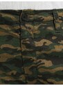 DEF Camo Cargo Shorts zelené camo