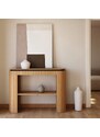 Dřevěný toaletní stolek Kave Home Licia 120 x 110 cm