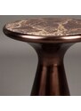 Černý mramorový odkládací stolek DUTCHBONE MOUNT 32,5 cm