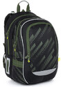 Školní batoh s khaki žíháním Topgal CODA 23017