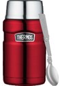 Thermos Termoska na jídlo se skládácí lžící a šálkem - červená 710 ml