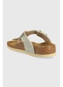 Dětské žabky Birkenstock Gizeh zlatá barva