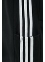 Bavlněné tepláky adidas černá barva, s aplikací, HA4337
