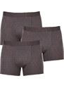 3PACK pánské boxerky Levis šedé (905045001 007)