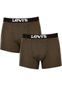 2PACK pánské boxerky Levis zelené (905001001 011)