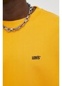 Bavlněná mikina Levi's x Gold Tab pánská, oranžová barva, hladká