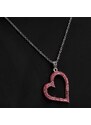 Delami Něžný dámský náhrdelník s chirurgické oceli Love Red 1