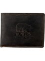 Kožená peněženka Hunters hnědá 3245