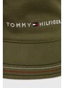 Klobouk Tommy Hilfiger zelená barva