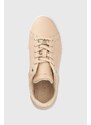 Kožené sneakers boty Tommy Hilfiger COURT SNEAKER GOLDEN TH béžová barva, FW0FW07116