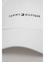 Kšiltovka Tommy Hilfiger bílá barva, s aplikací