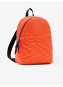 Oranžový dámský batoh Desigual Psico Logo Mombasa Mini - Dámské